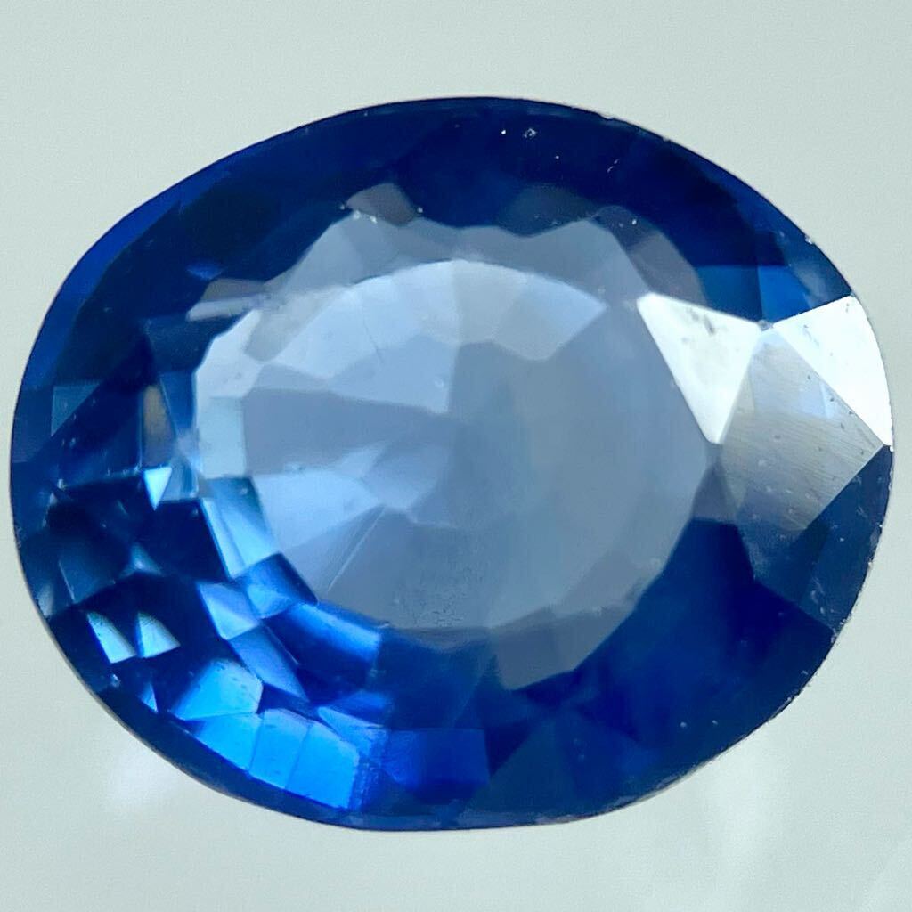 1ctUP!!［天然サファイア1.030ct］A 約6.0×5.0mm ルース 裸石 宝石 ジュエリー sapphire corundum コランダム DA0/DA0 テEB0の画像1