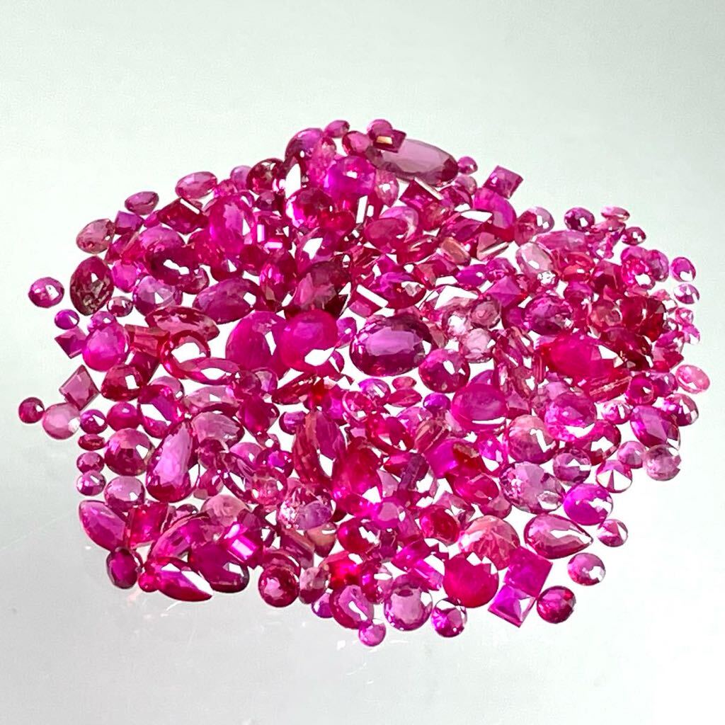 ［天然ルビーおまとめ］ A 30ct 裸石 宝石 コランダム corundum jewelry ジュエリー ruby 紅玉 DF8 ①の画像3