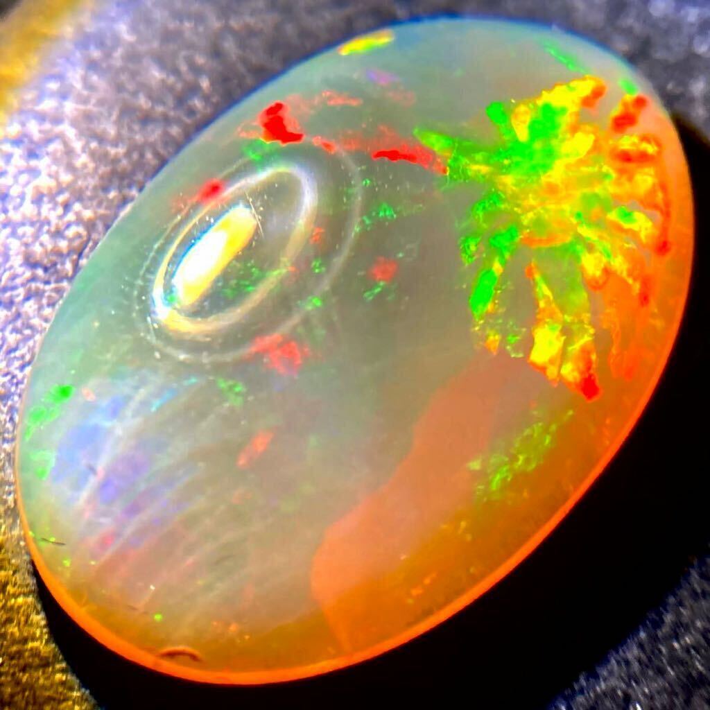 遊色効果!!［天然オパール8.325ct］M 20.7×14.0mm ルース 裸石 opal 宝石 ジュエリー jewerly テDE0_画像1