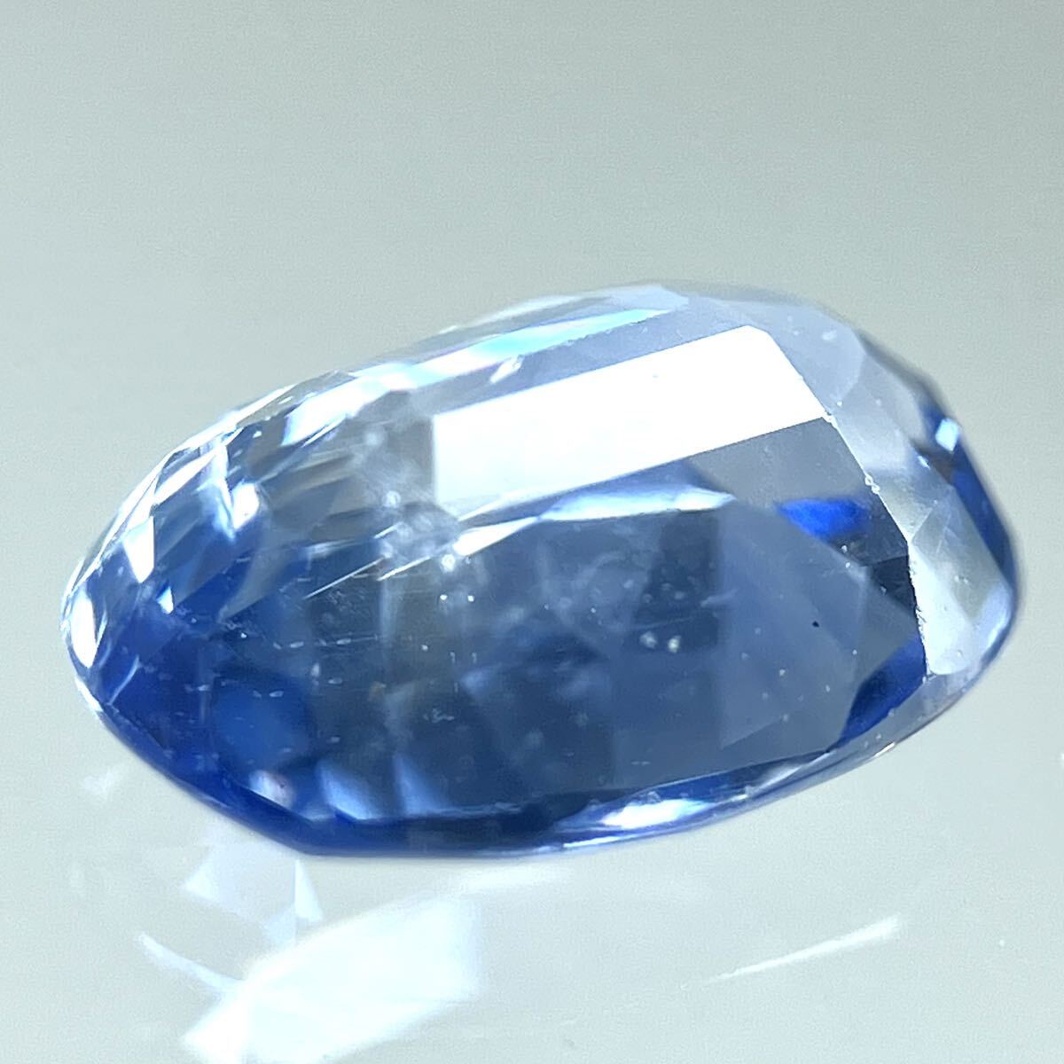 ［天然サファイア0.720ct］A 約6.1×4.4mmソーティング付 ルース 裸石 宝石 ジュエリー コランダム corundum sapphire テDE0_画像2