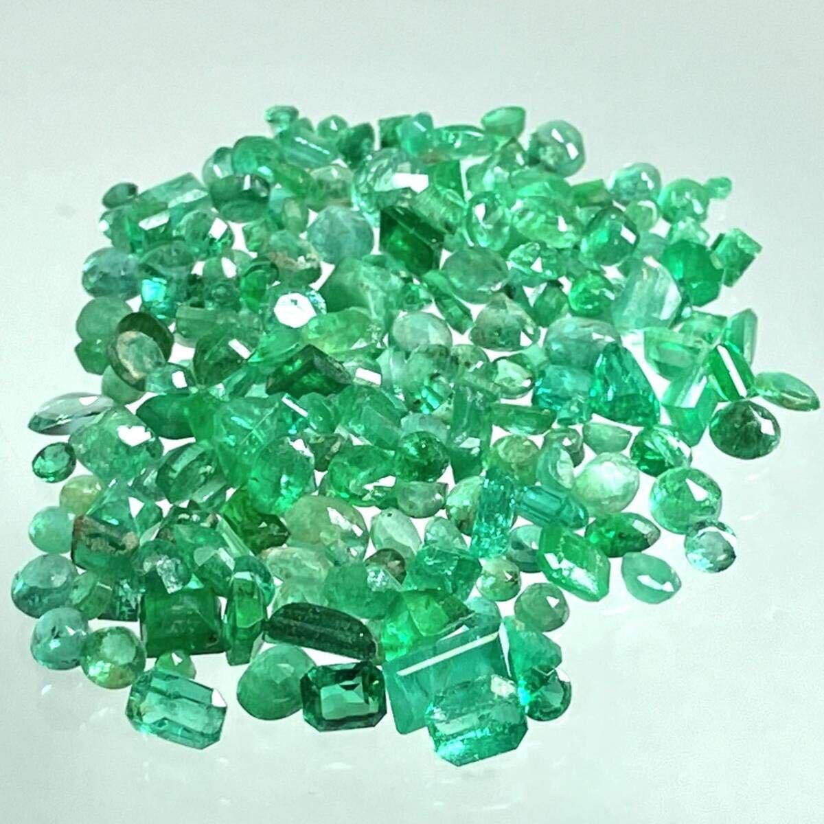［天然エメラルドおまとめ］ A 20ct 裸石 宝石 emerald ベリル jewelry ジュエリー beryl DD5 ③の画像3