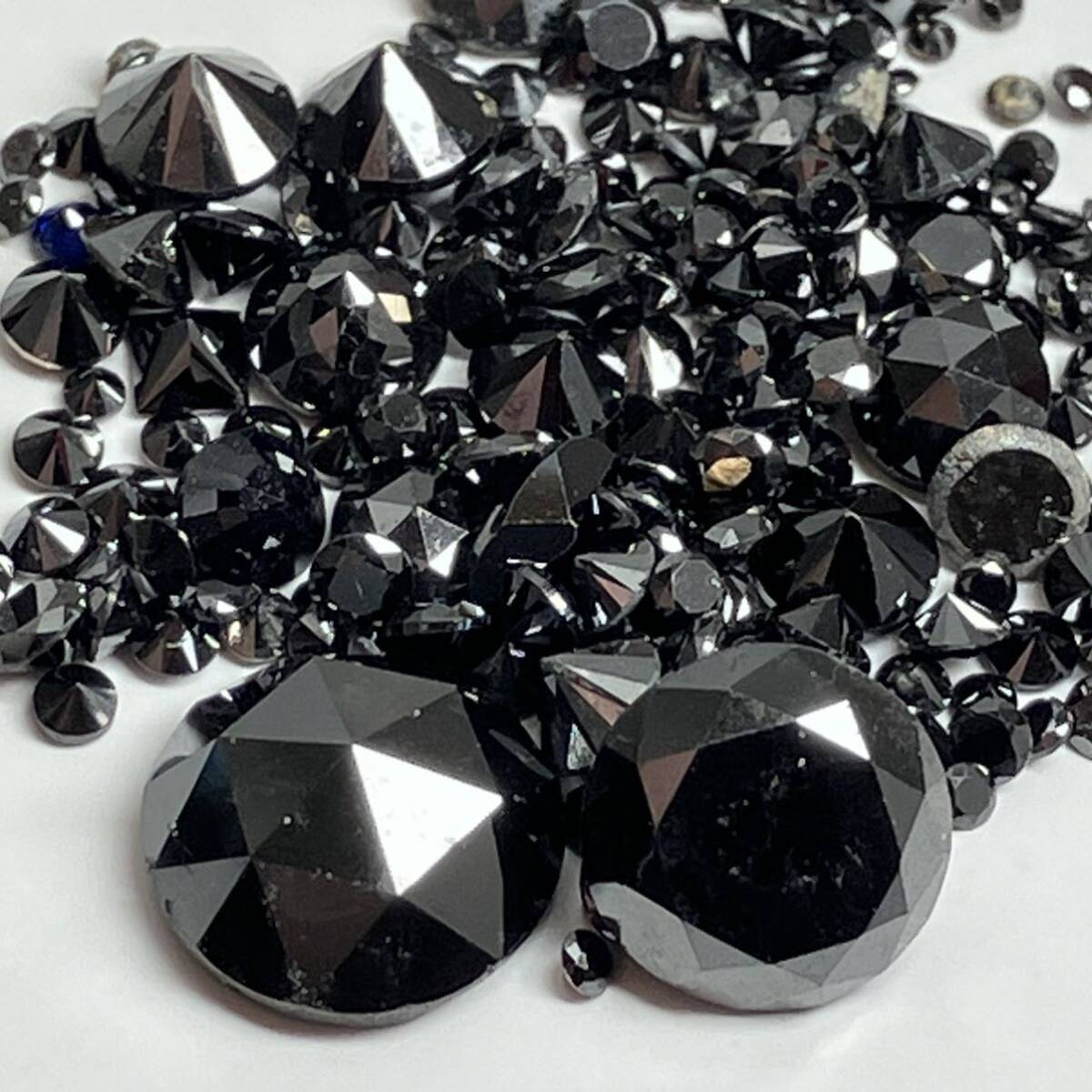 ［天然ブラックダイヤモンドおまとめ］A 10ct 裸石 宝石 diamond jewelry ジュエリー black ③_画像1