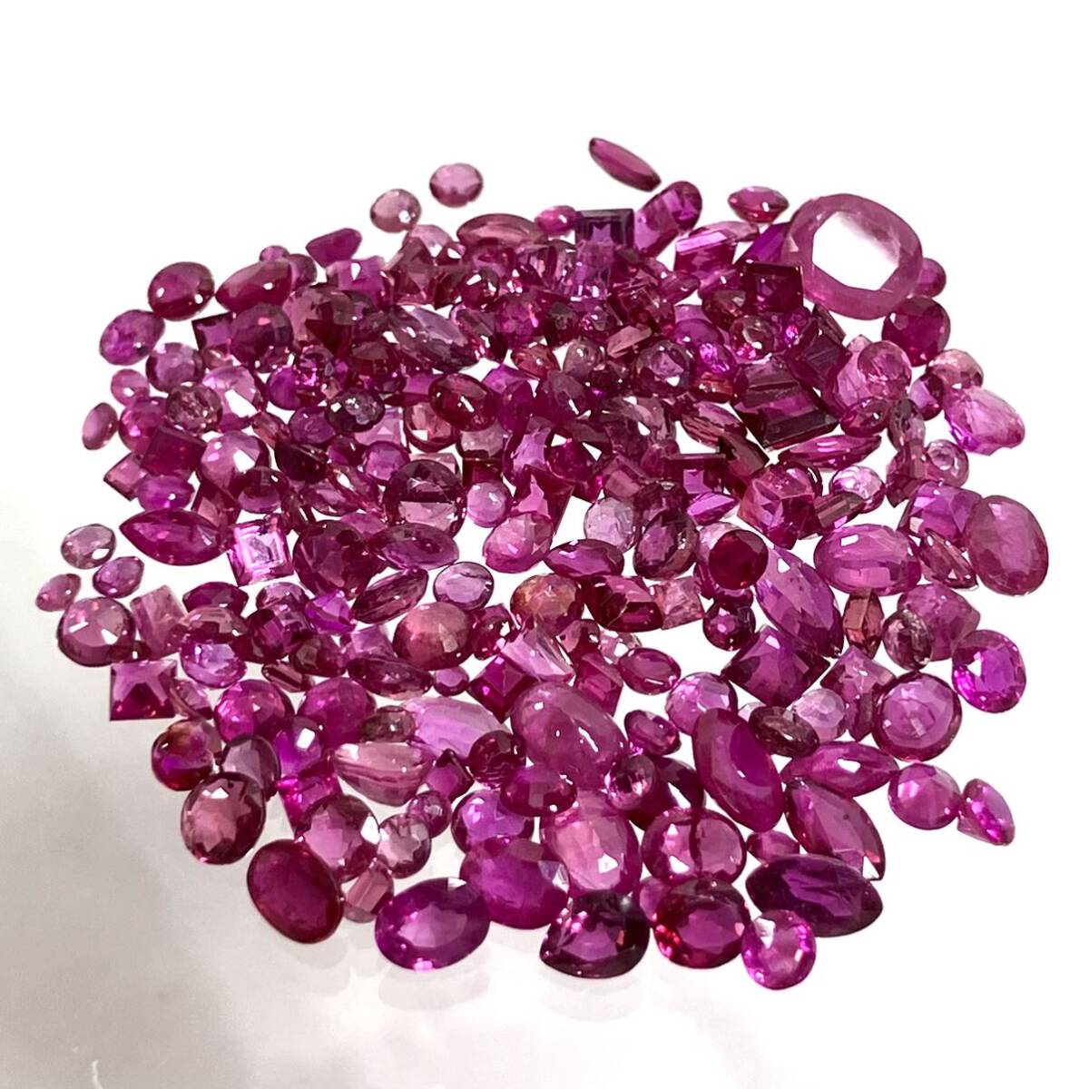 ［天然ルビーおまとめ］ A 20ct 裸石 宝石 コランダム corundum jewelry ジュエリー ruby 紅玉 DF8 ②Sの画像3