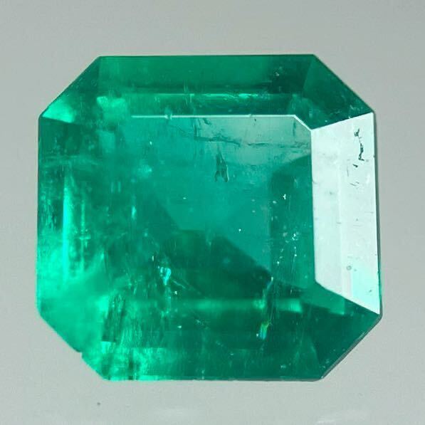 ［天然エメラルド0.270ct］A 約4.0×3.8mmソーティング付 ルース 裸石 宝石 ジュエリー emerald ベリル beryl テDG0の画像1