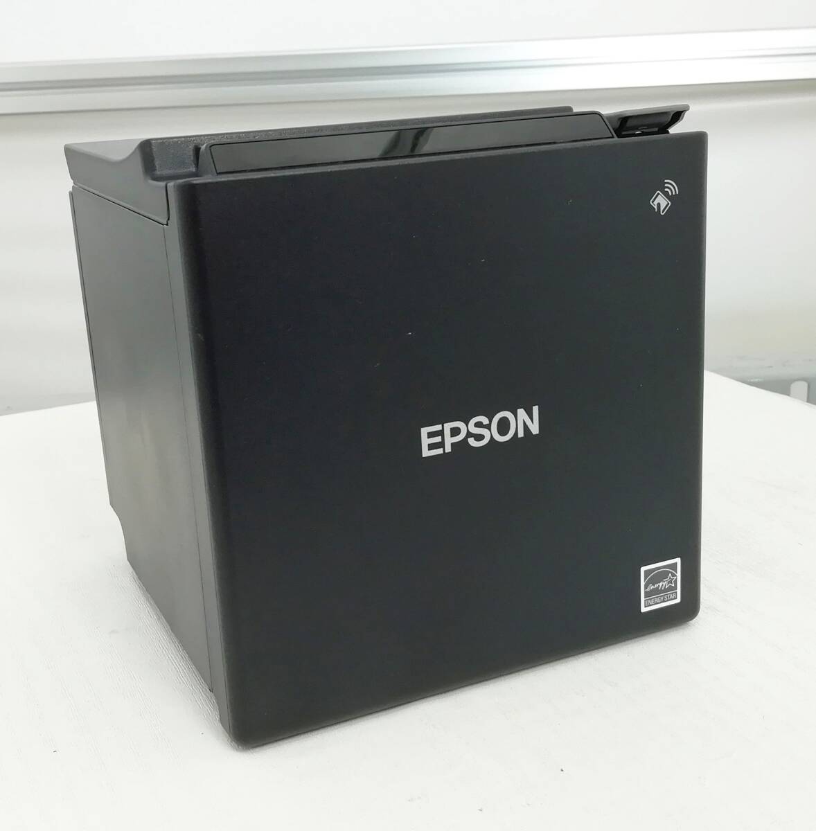 EPSON/エプソン レシートプリンター TM-m30 MODEL M335B ブラック Bluetooth対応 紙幅80mm AC付き 底面カバー欠品 即日発送【H24041005】の画像2