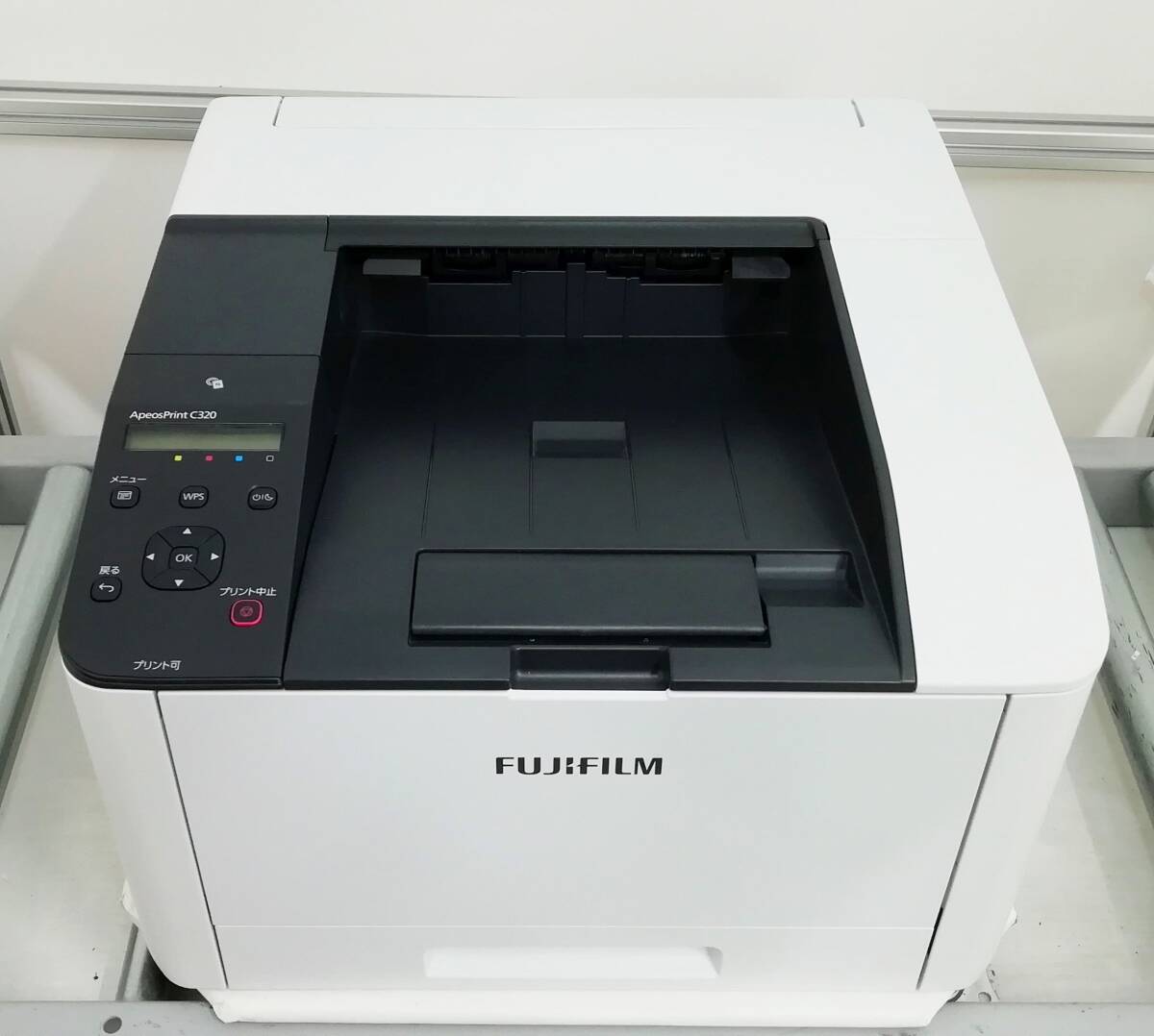  used FUJIFILM A4 color laser printer -ApeosPrint C320 dw printing sheets number :16912 sheets monochrome printing blur have used toner attaching [H24040914]