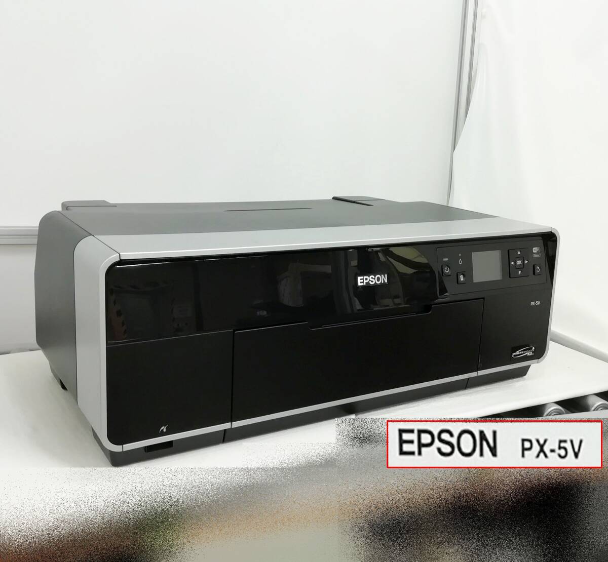 【ジャンク】EPSON/エプソン A3ノビ対応 インクジェット プリンター PX-5V 通電確認OK ノズル詰まり有 修理/部品取り/パーツ【H24040803】_画像1