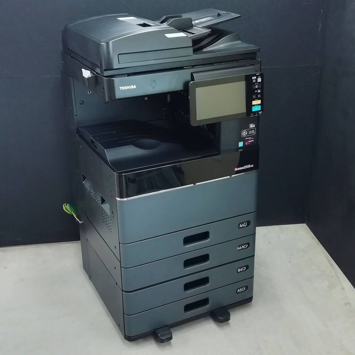 TOSHIBA/東芝 A3 カラー コピー機 複合機 e-STUDIO 2505AC 両面印刷OK コピー/スキャン/プリンター ADF有り 中古トナー付【H24041615】の画像1