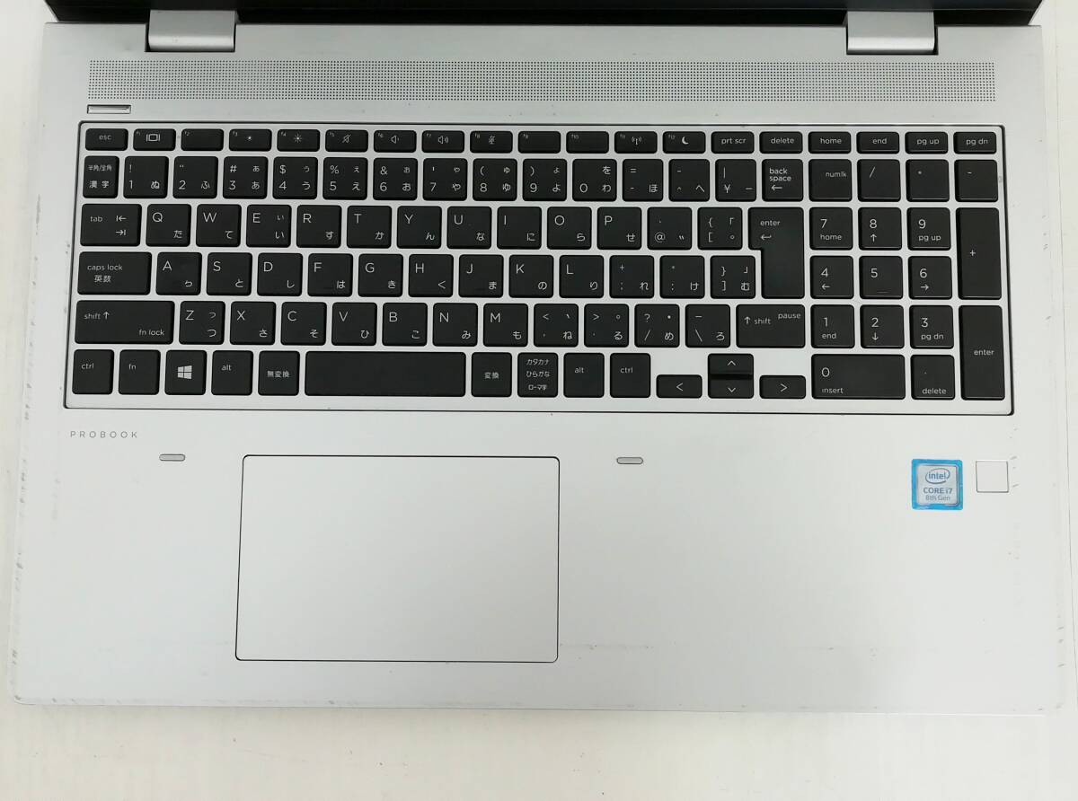 hp ProBook 650 G5 Core i7 8565U メモリ16GB 中古SSD M.2 SATA512GB Windows 11 Pro 64bit 傷・ヒビ・白モヤ等有 即納【H24041707】の画像5