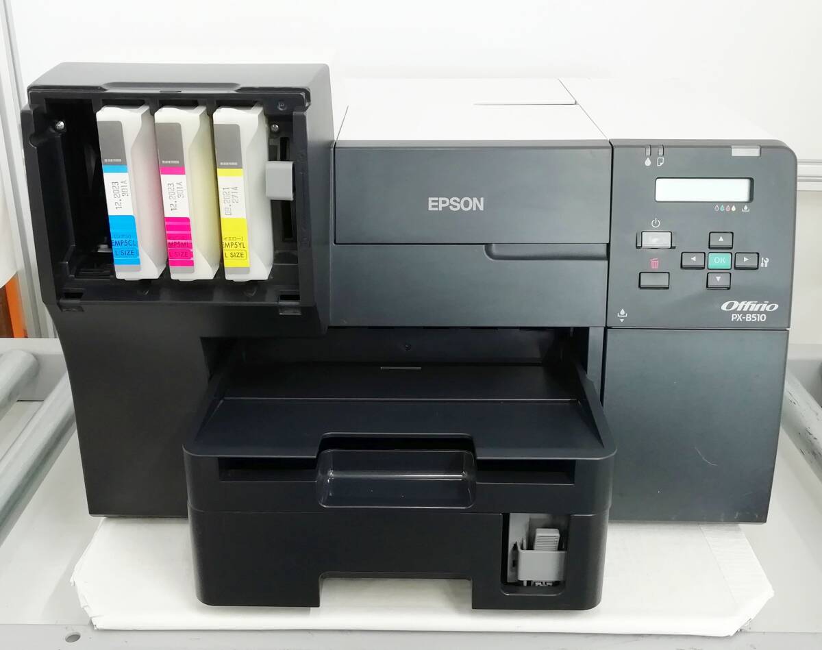 【ジャンク】中古 プリンター EPSON/エプソン インクジェットプリンター PX-B510 ブラックインク欠品 目詰まりあり 即日発送【H24041723】の画像2