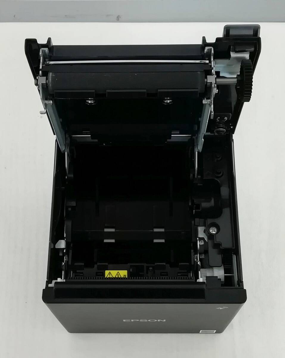 EPSON/エプソン レシートプリンター TM-m30 MODEL M335B ブラック Bluetooth対応 紙幅80mm AC付き 底面カバー欠品 即日発送【H24041005】の画像8