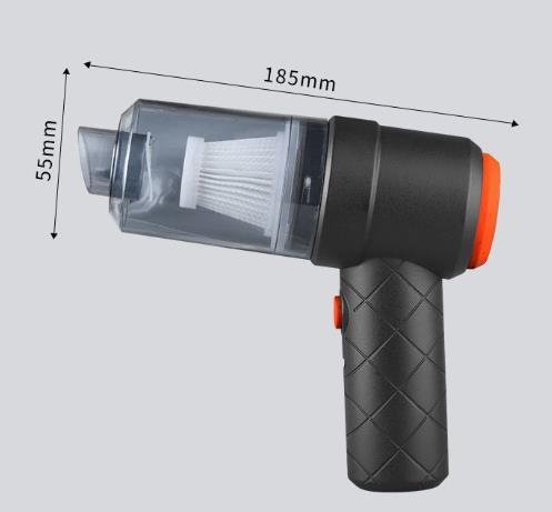 ミニ ハンディ掃除機 USB充電 クリーナー ブロアー送風 車 窓サッシ 机まわり 隙間清掃 コンパクト  の画像2