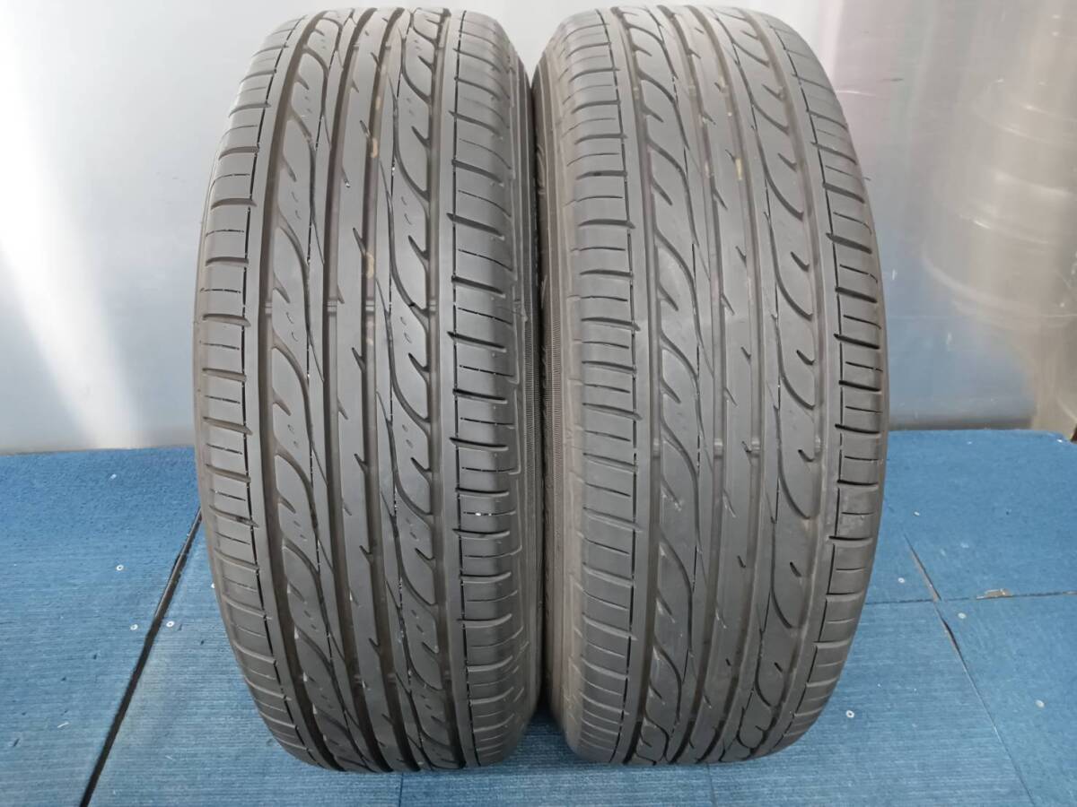 ★8-8.5分山★22年製★ ダンロップDIGI-TYRE EC202 205/65R15 ホイール 15×6J +45 5H-114.3 4本セット オデッセイ等 E717の画像8