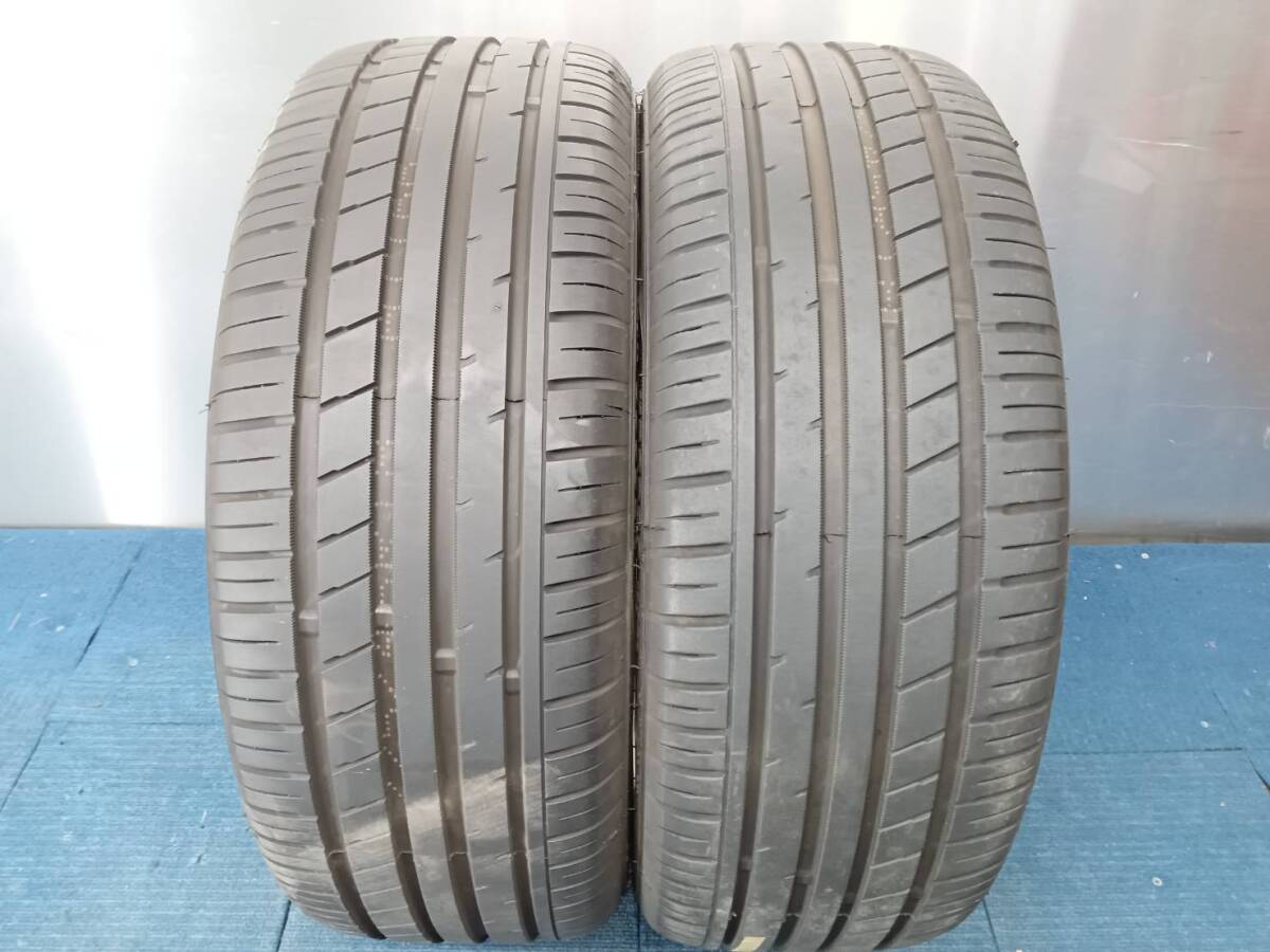 ★8-8.5分山★21年製★ ZEETEX HP2000 225/45R18　スバル レガシィ純正ホイール 18×7.5J +55 5H-100 4本セット　E738_画像9