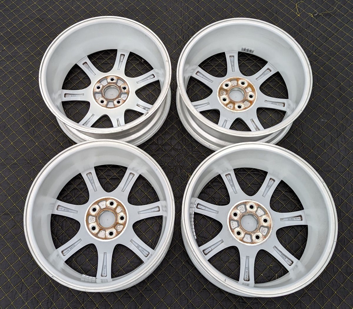 HONDA シビックタイプR　FD2　純正ホイール　チャンピオンホワイト　4本セット　極上品　CL7　DC5 FD2　EP3_画像7