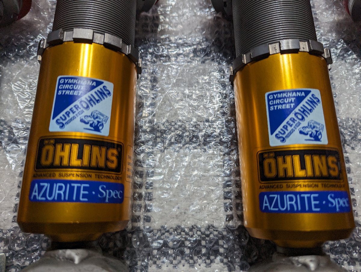 OHLINS DFV 全長調整式 車高調 AZUR スーパーオーリンズ アズライト スペックS 使用少 極上品 HONDA S2000 AP1 AP2 タイプS 極上品 希少の画像9