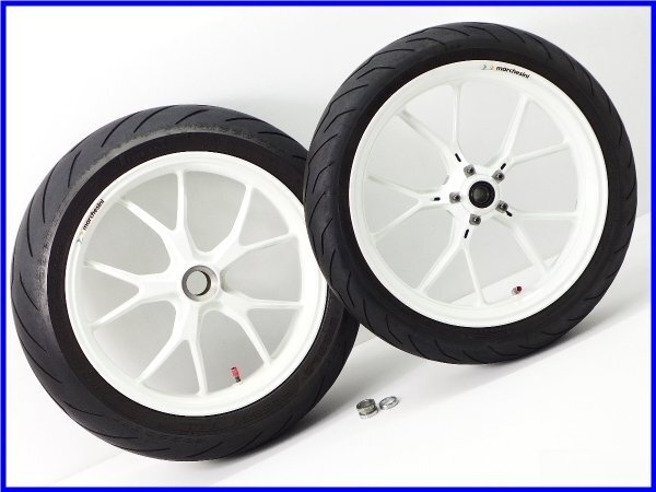 {W4} superior article!2008 year Monstar S4RS MS4RS Testastretta original Marchesini wheel rom and rear (before and after) set!