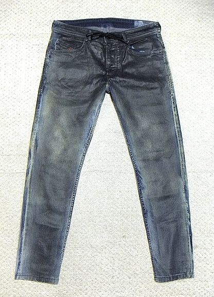 極上:ディーゼル.THOMMER CB-NE テーパード ジョグジーンズ 32(JOGG JEANS/イタリア製/コーティング加工/スウェット デニム/W86股下75)の画像1