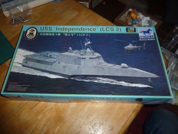 大型キット☆1/350インディペンデンス LCS-2 アメリカ海軍 沿海域戦闘艦 ブロンコモデル BRONCO Models ブロンコ USS Independence LCS 2の画像1