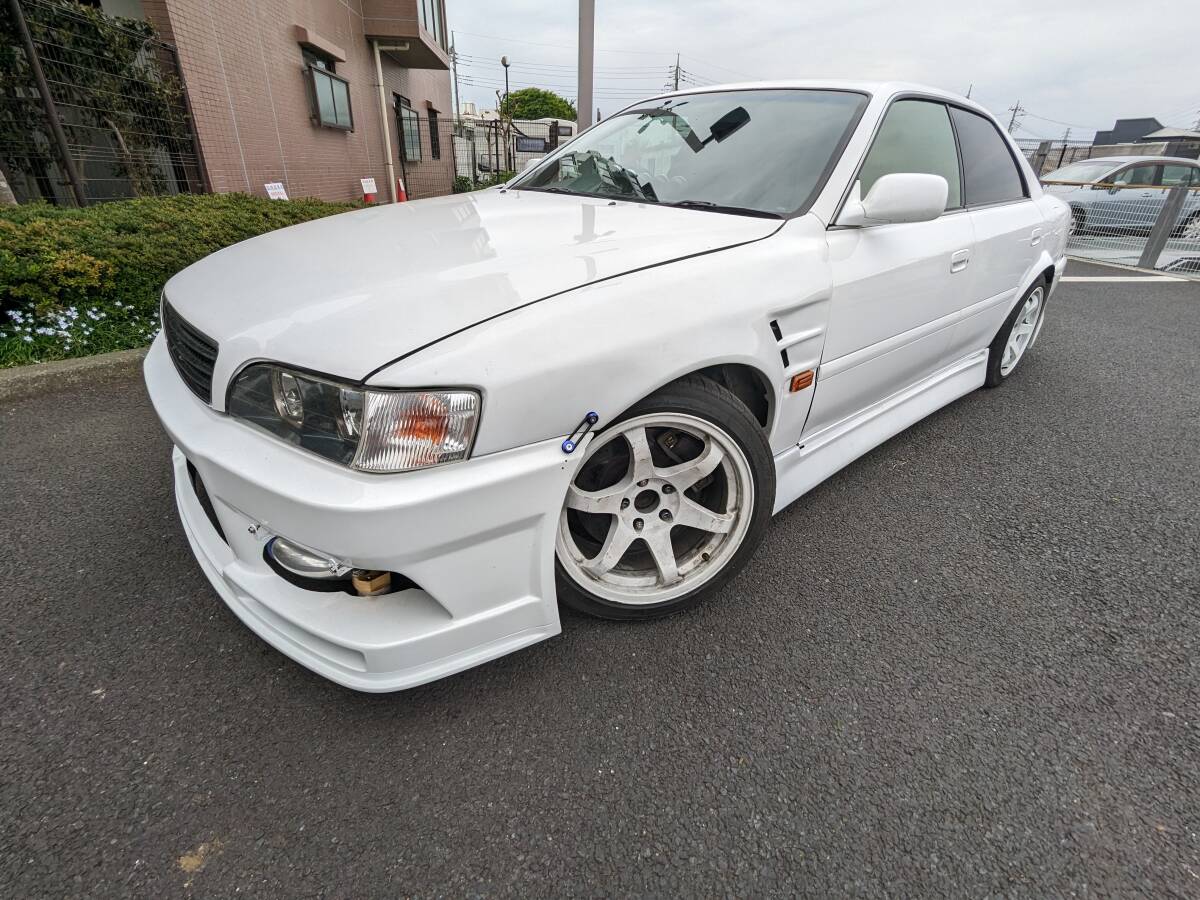 平成10年式　トヨタ　チェイサー　JZX100改　前期　ツアラーＶ　ＡＴ→ＭＴ公認　GT2835タービン　改造多数　即ドリ_画像5