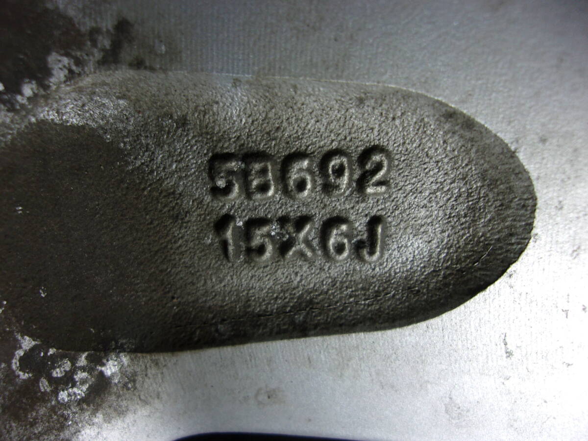 M-0318スタッドレス屋195/65R15アルミ付き４本（6J 100 4穴 +45)⑩    本州送料込みの画像5
