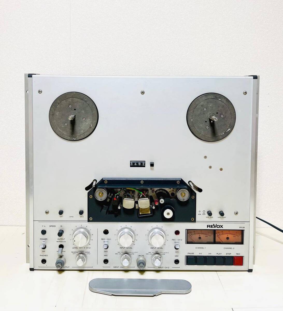 REVOX ルボックス PR-99 オーディオ機器 オープンリールデッキ 。動作良好き。の画像2