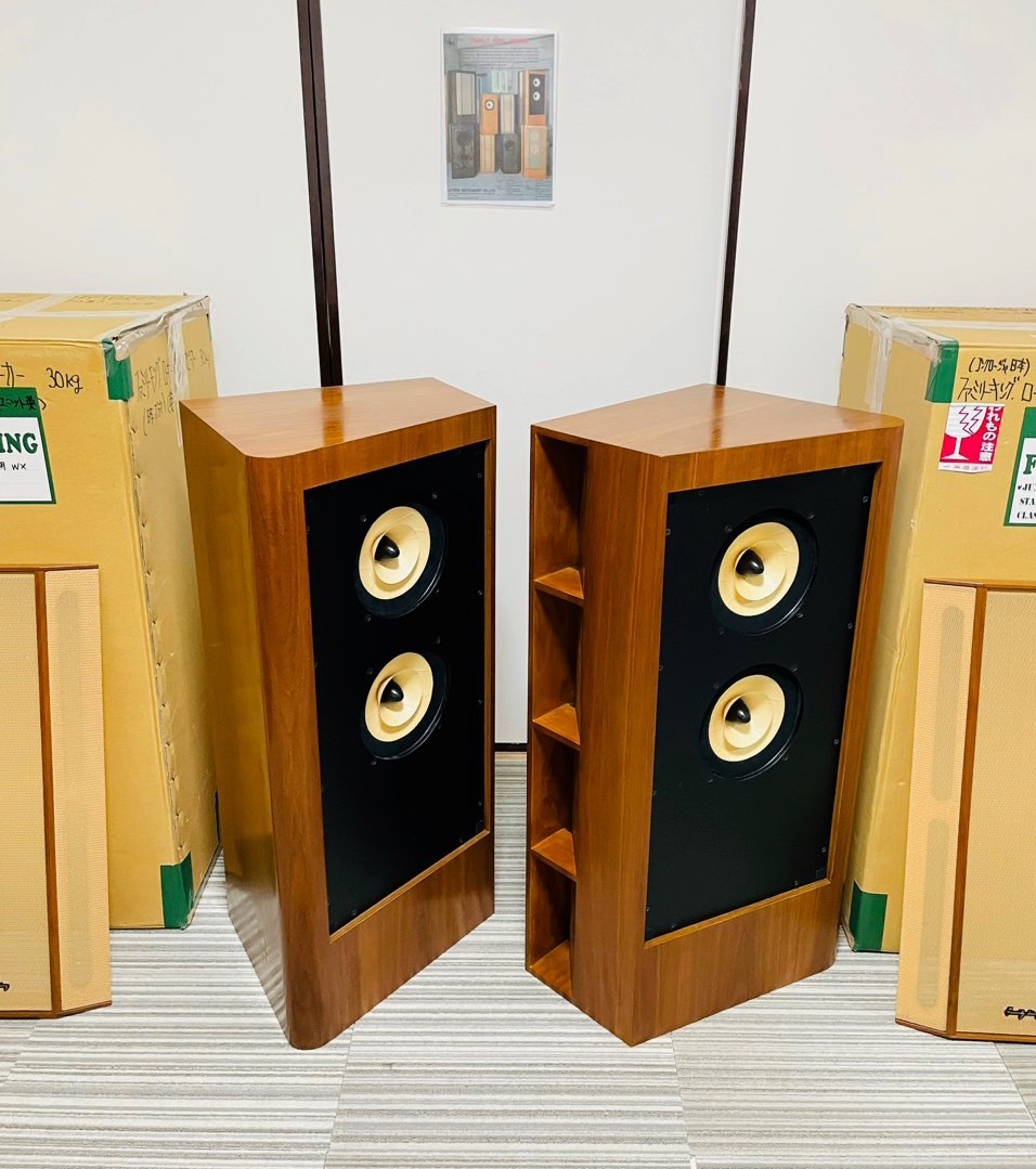UTOPIA Family King JR-30 LOWTHER PM6A ALNICO×2 low sa- speaker pair. original box attaching. operation excellent ..