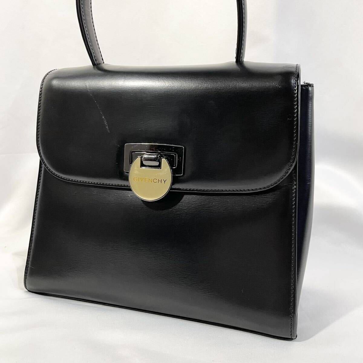 正規品 ジバンシー GIVENCHY ハンドバッグ ゴールド金具 正規品 ジバンシー GIVENCHY ハンドバッグ ゴールド金具