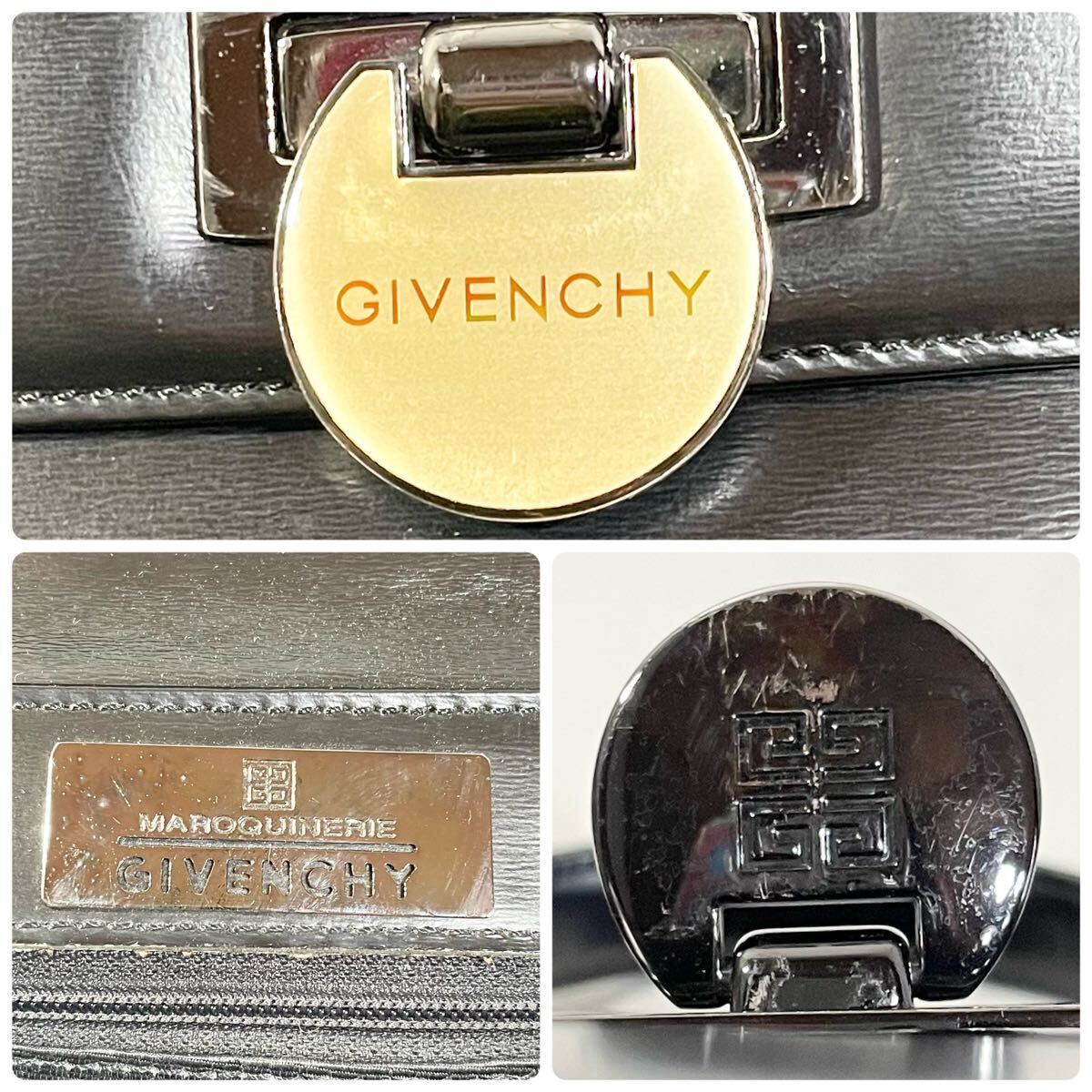 正規品 ジバンシー GIVENCHY ハンドバッグ ゴールド金具 正規品 ジバンシー GIVENCHY ハンドバッグ ゴールド金具