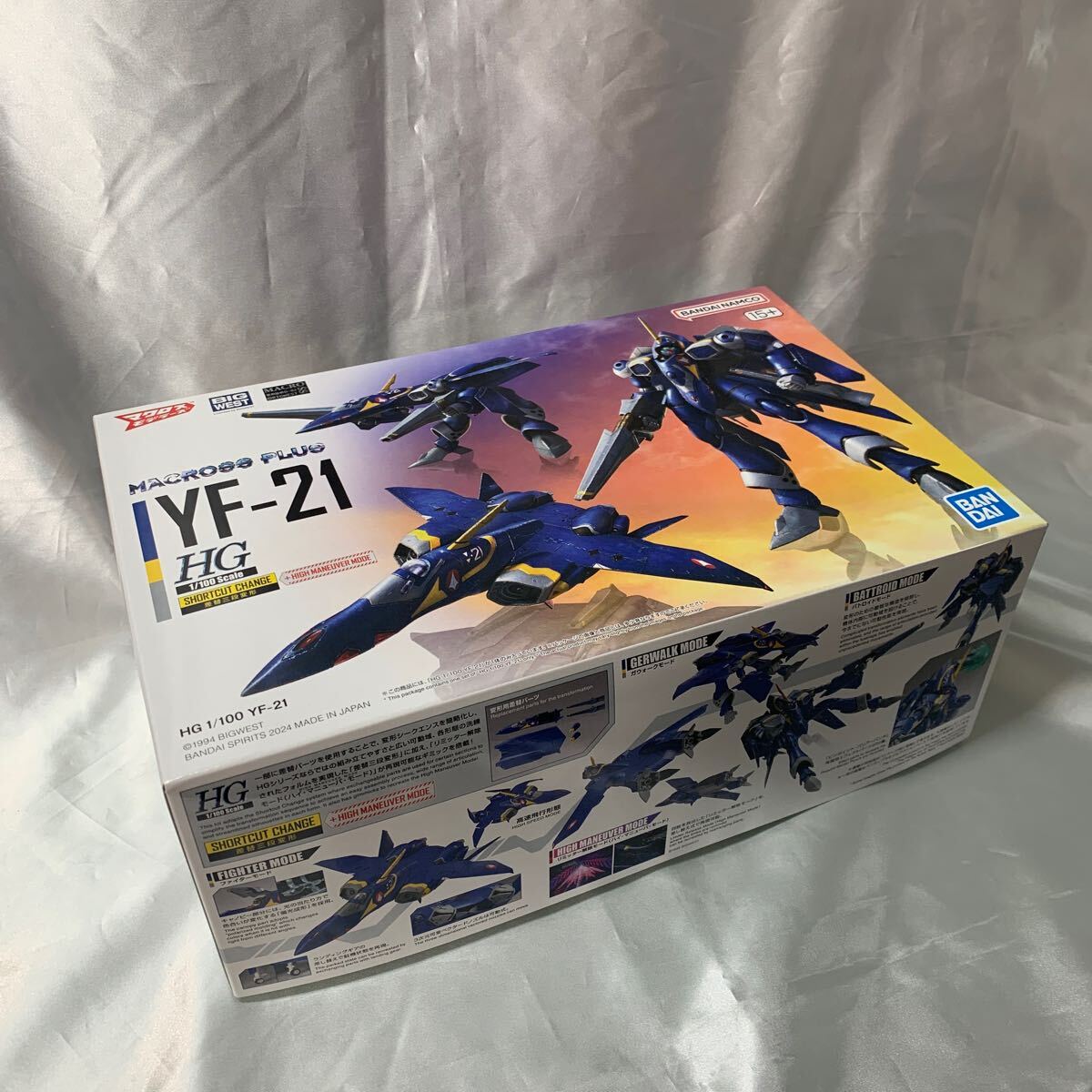 未組立 HG マクロスプラス YF-21 1/100 バンダイの画像1