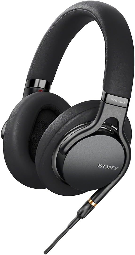 【新品】ソニー SONY MDR-1AM2 B ブラック＋MUC-S12SB1【2024年2月購入】 の画像1