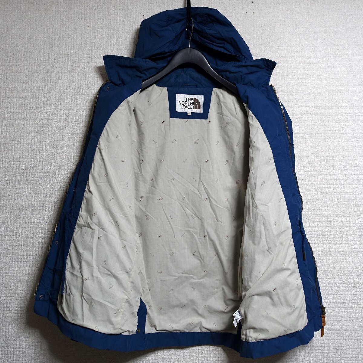 THE NORTH FACE ノースフェイス マウンテンパーカー メンズ XLサイズ 正規品 ネイビー ブルー A4997の画像3