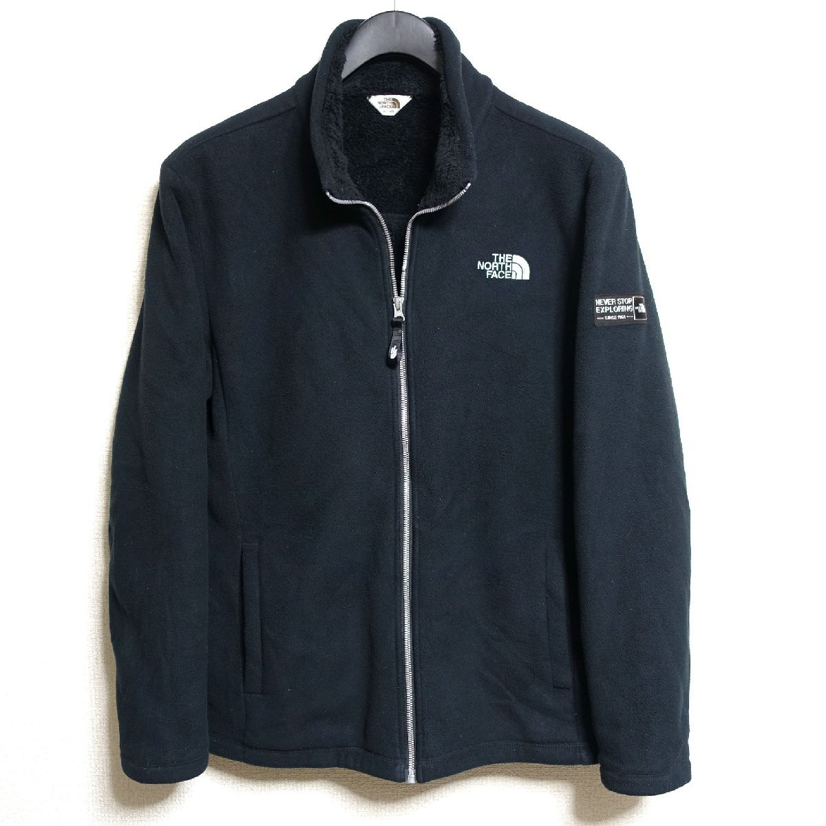 THE NORTH FACE ノースフェイス フリース ジャケット メンズ XLサイズ 正規品 ブラック A5008の画像1