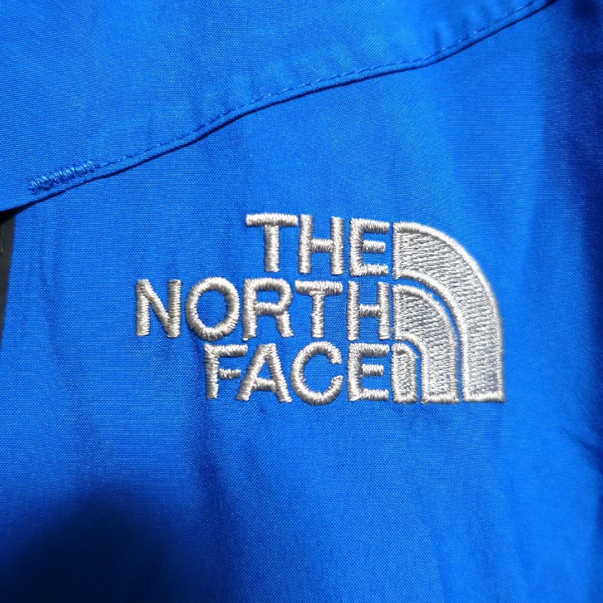 THE NORTH FACE ノースフェイス ゴアテックス GORE-TEX マウンテンパーカー メンズ Mサイズ 正規品 ブルー A5072_画像4
