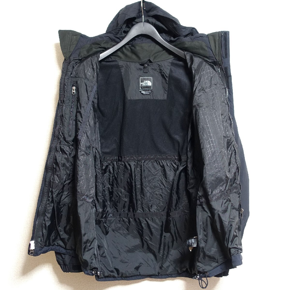 THE NORTH FACE ノースフェイス ハイベント マウンテンパーカー メンズ Lサイズ 正規品 ブラック A5108の画像3