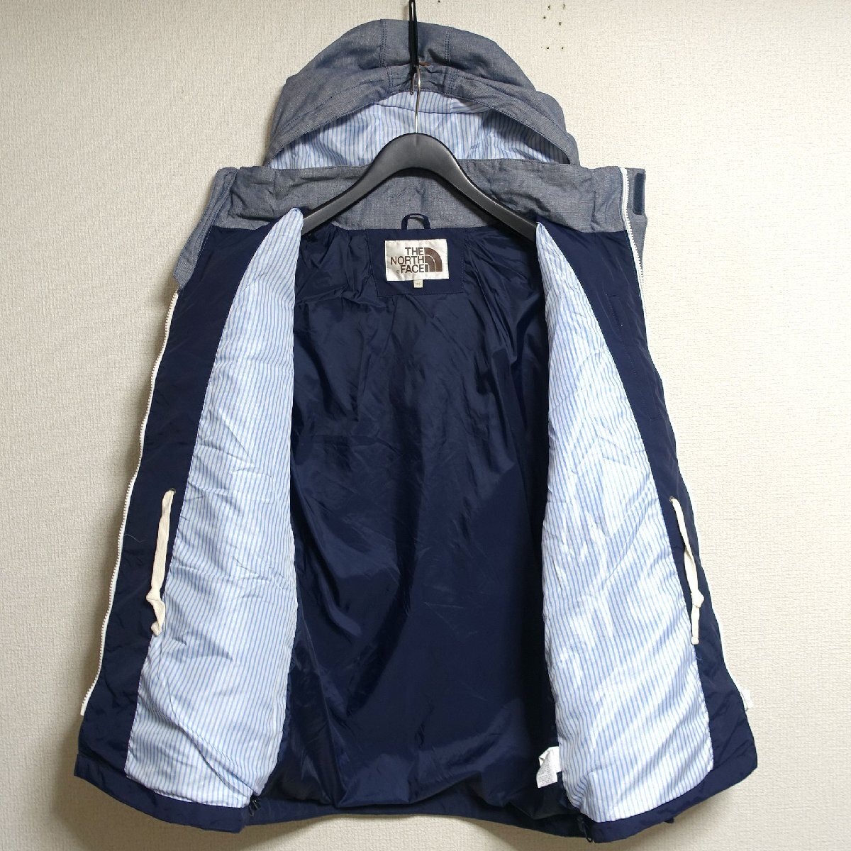 THE NORTH FACE ノースフェイス マウンテンパーカー メンズ XLサイズ 正規品 ネイビー A5119_画像3