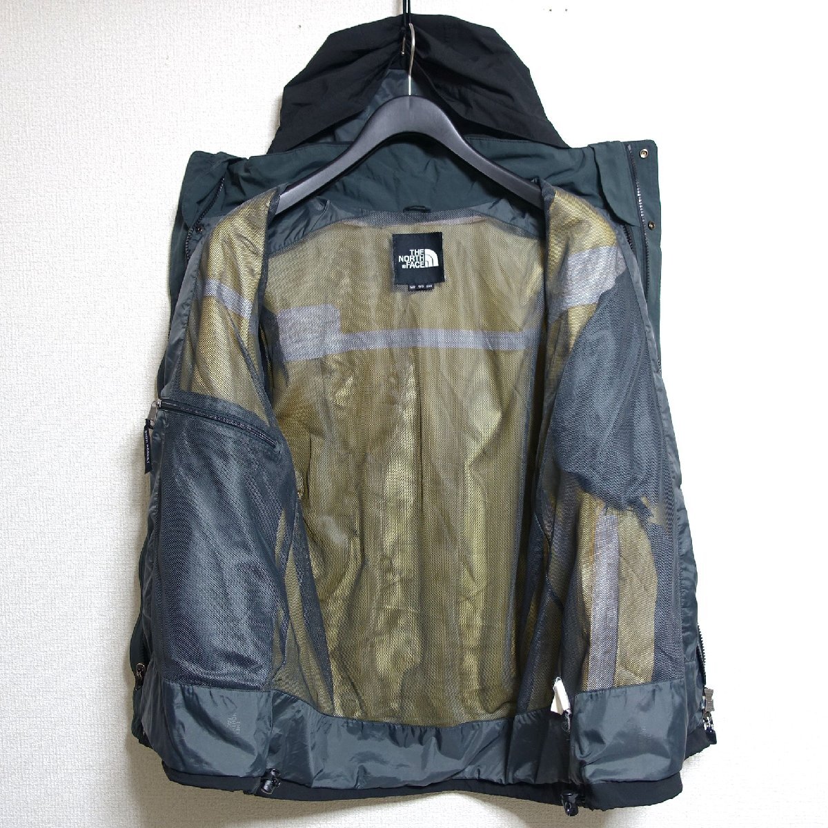 THE NORTH FACE ノースフェイス ゴアテックス GORE-TEX マウンテンパーカー メンズ Mサイズ 正規品 ブラック A5157の画像3