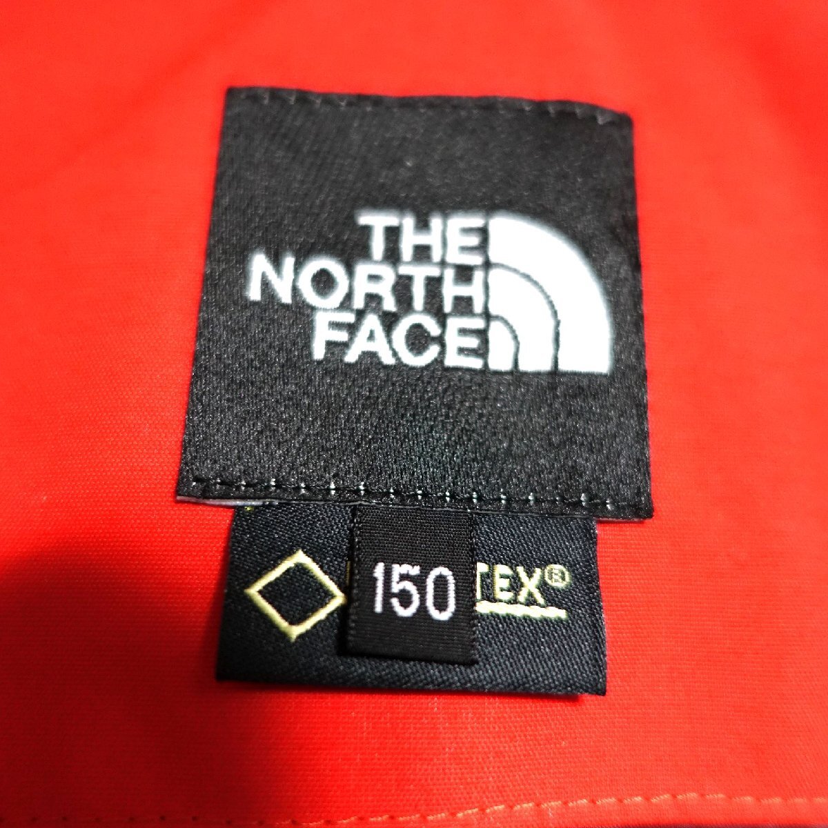 THE NORTH FACE ノースフェイス ゴアテックス マウンテンパーカー キッズ 150サイズ 正規品 レッド オレンジ A5165の画像6