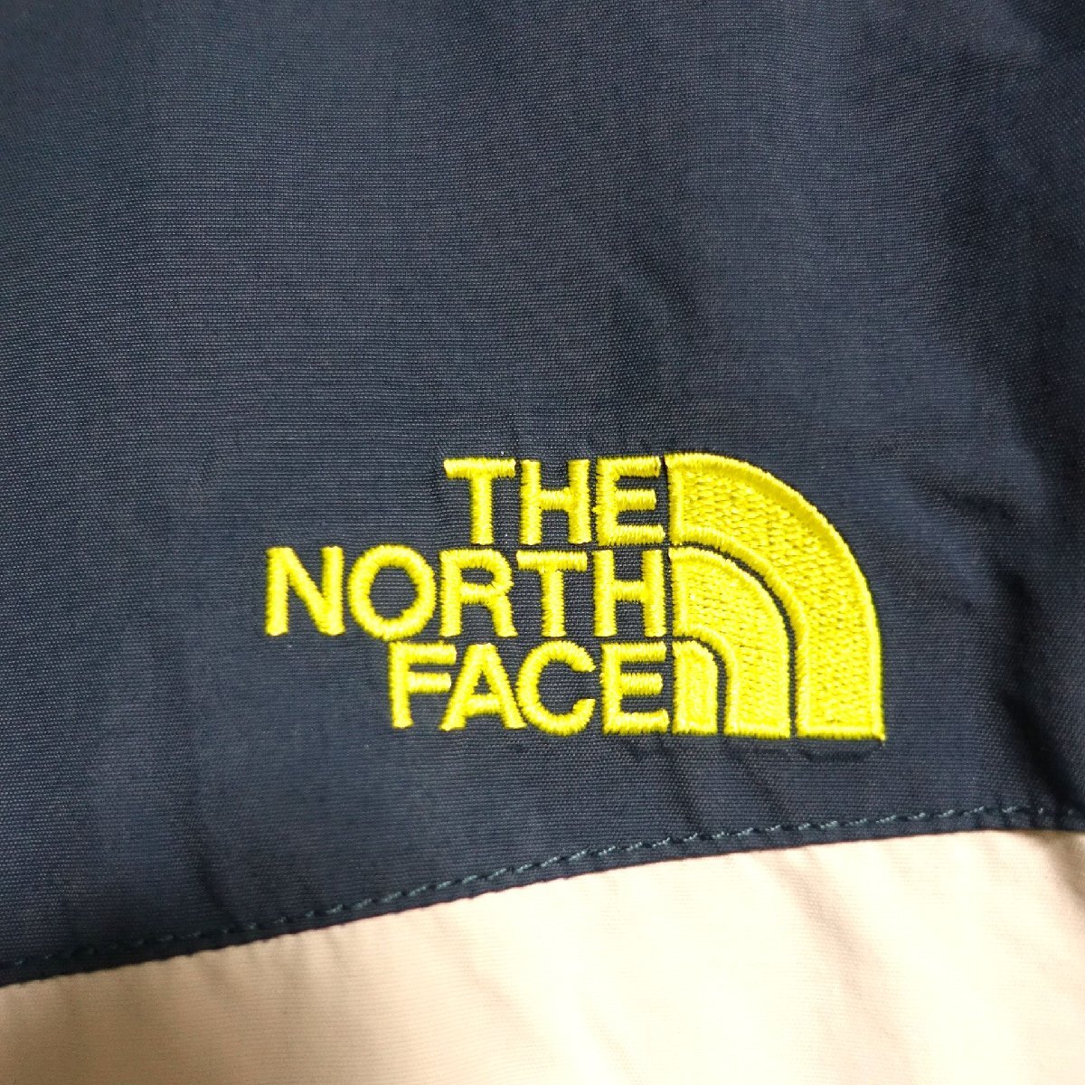 THE NORTH FACE ノースフェイス マウンテンパーカー レディース XLサイズ 正規品 ブラック グレー イエローA5176_画像4