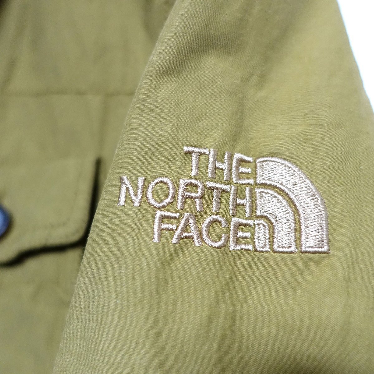 THE NORTH FACE ノースフェイス マウンテンジャケット メンズ Mサイズ 正規品 ブラウン ベージュ A5177の画像4