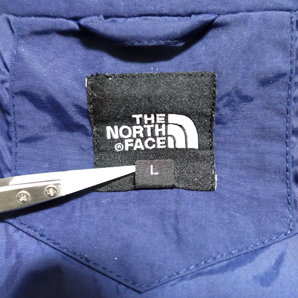 THE NORTH FACE ノースフェイス ハイベント マウンテンパーカー メンズ Lサイズ 正規品 ネイビー ブルー A5203の画像6