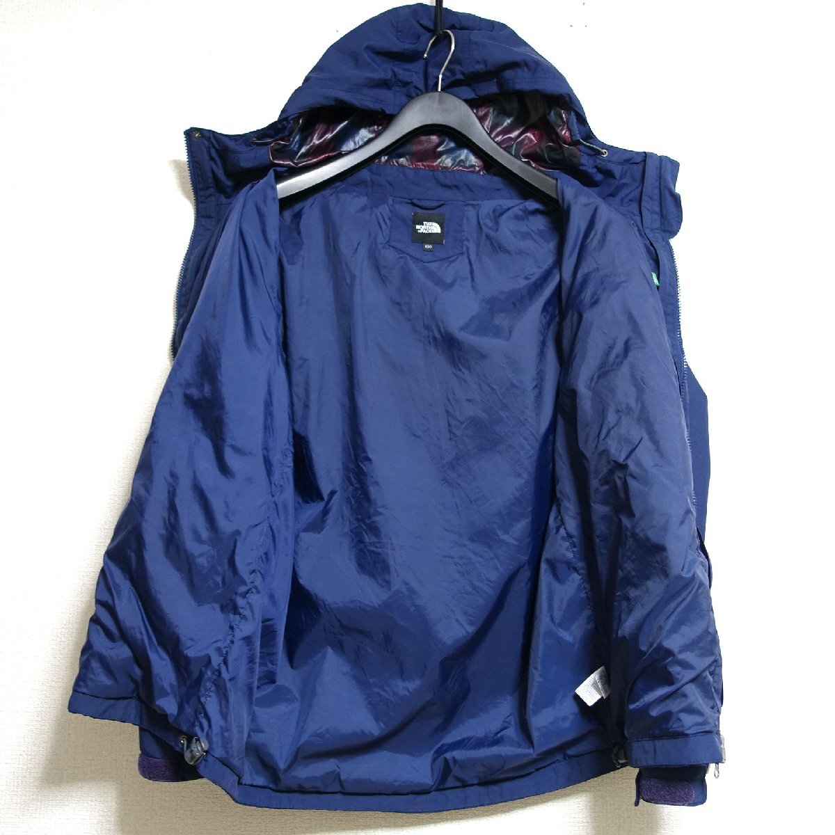 THE NORTH FACE ノースフェイス ハイベント マウンテンパーカー メンズ Lサイズ 正規品 ネイビー ブルー A5203の画像3