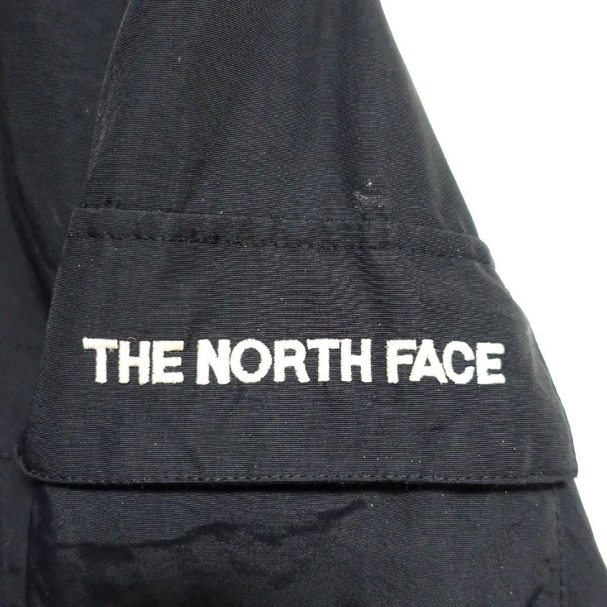 THE NORTH FACE ノースフェイス 腕ロゴ マウンテンパーカー メンズ XSサイズ 正規品 ブラック A5276_画像5