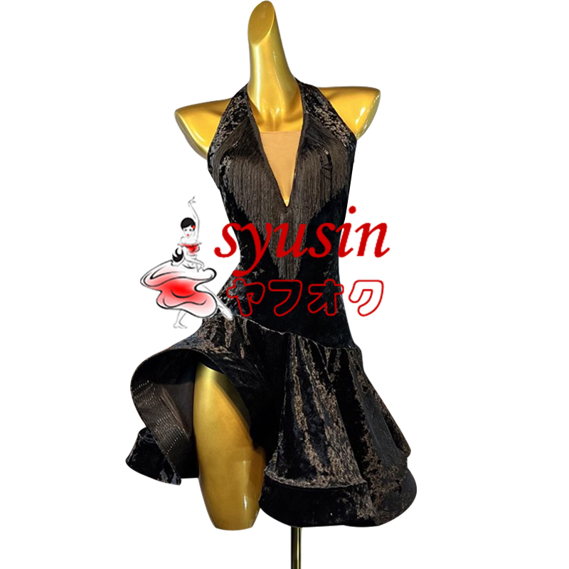★新品★　社交ダンス衣装　レディース社交ダンス衣装　ラテン練習ドレス　サイズオーダー対応 　723