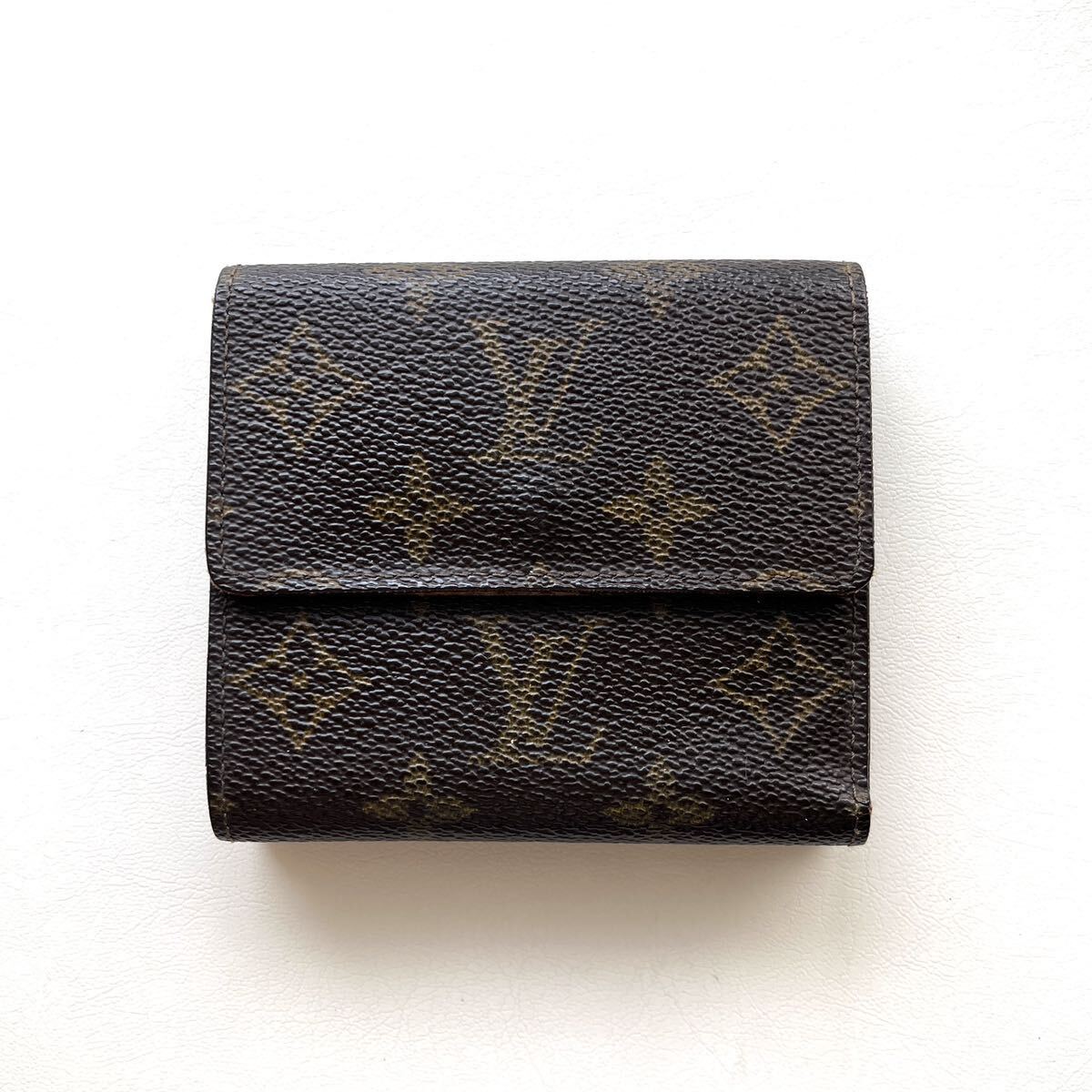 ルイヴィトン モノグラム 財布 三つ折りLOUIS VUITTON Wホック ポルトモネ・ビエ カルトクレディ M61652の画像2