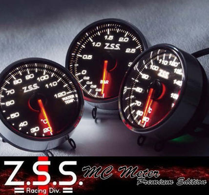 ☆Z.S.S. Racing Div. MC Meter Premium Edition 水温計 φ60 Water Temp 電子式 追加 メーター ZSS 新品! 即納! 在庫あり!の画像1