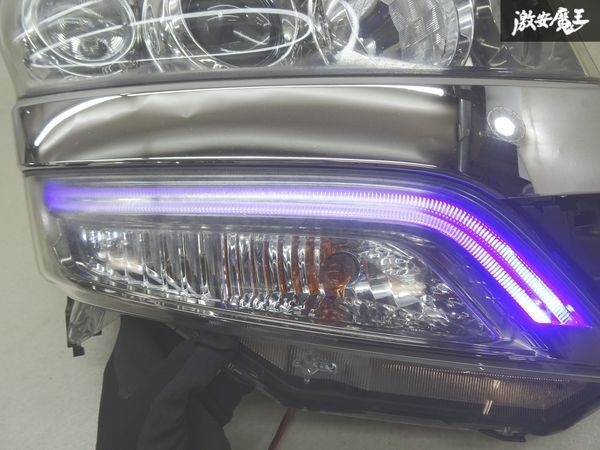 【イルミ青 HID 点灯OK】 ホンダ 純正 JF1 JF2 N-BOX カスタム 2013年 HID ヘッド ライト ランプ 右 右側 運転席側 KOITO 100-62038 棚16-5_画像9