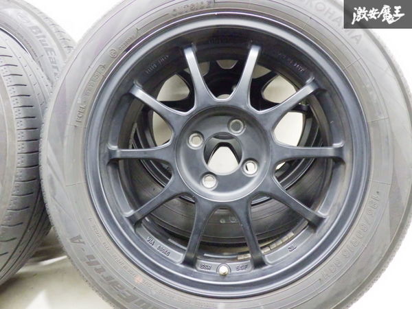 ●SPEED STAR SSR タナベ SSF TYPE-F タイプF 16インチ 6.5J +45 PCD100 4H ヨコハマ 185/60R16 ロードスター シビック インテグラ 棚O-7の画像5