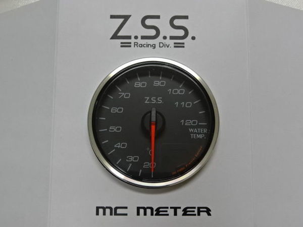 ☆Z.S.S. Racing Div. MC Meter Premium Edition 水温計 φ60 Water Temp 電子式 追加 メーター ZSS 新品! 即納! 在庫あり!の画像2