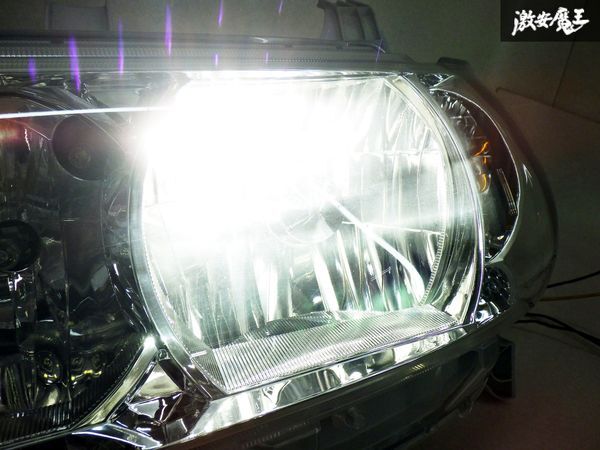 【程度良好！】 ダイハツ 純正 L350S タント カスタム HID キセノン ヘッドライト ランプ レンズ 左右 セット KOITO 100-51815 即納 棚14-5の画像3